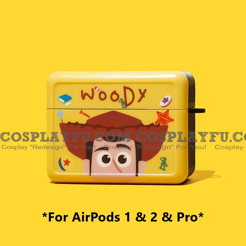 Cute Jaune Woody | Airpod Case | Silicone Case for Apple AirPods 1, 2, Pro Cosplay